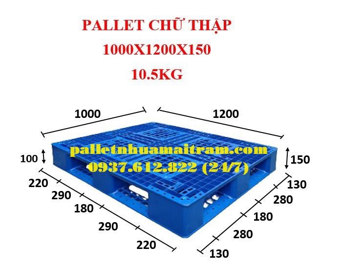 Pallet nhựa giảm giá mạnh chỉ còn từ 100k, liên hệ 0937612822 (24/7)