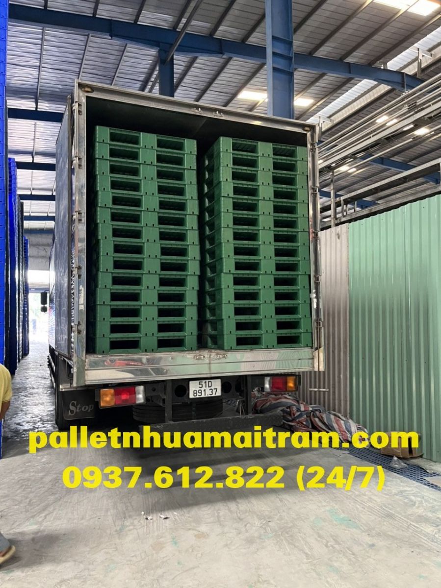 Cung cấp pallet nhựa cũ Hải Phòng giá siêu hời