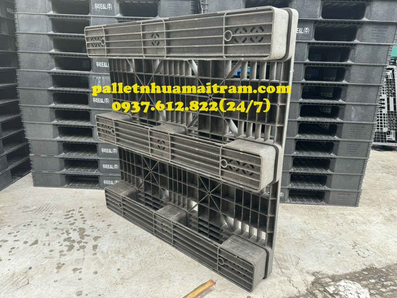 Pallet nhựa cũ Khánh Hoà giá rẻ cạnh tranh, liên hệ 0937612822 (24/7)