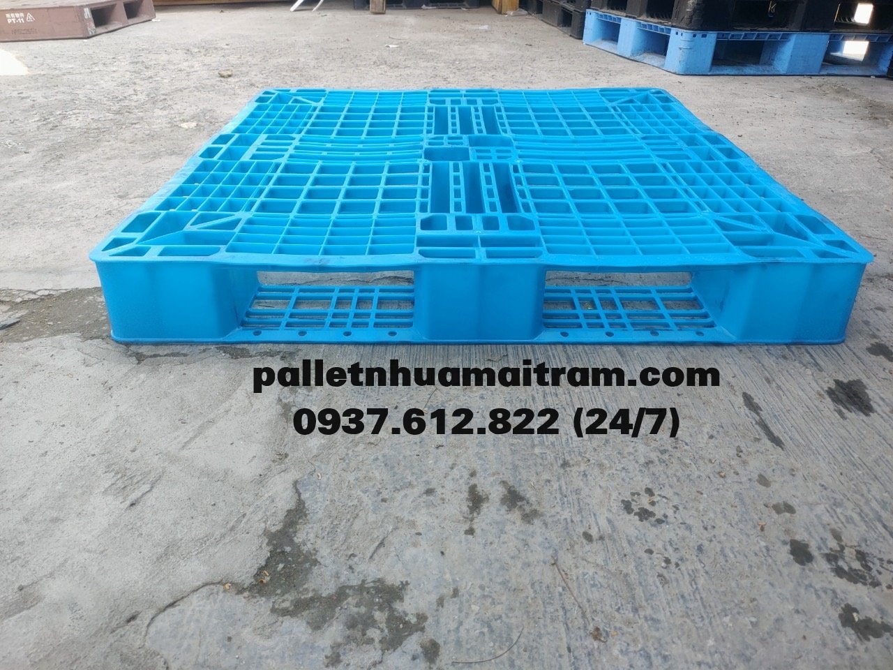 Pallet nhựa đã qua sử dụng chất lượng cao, liên hệ 0937612822 (24/7)