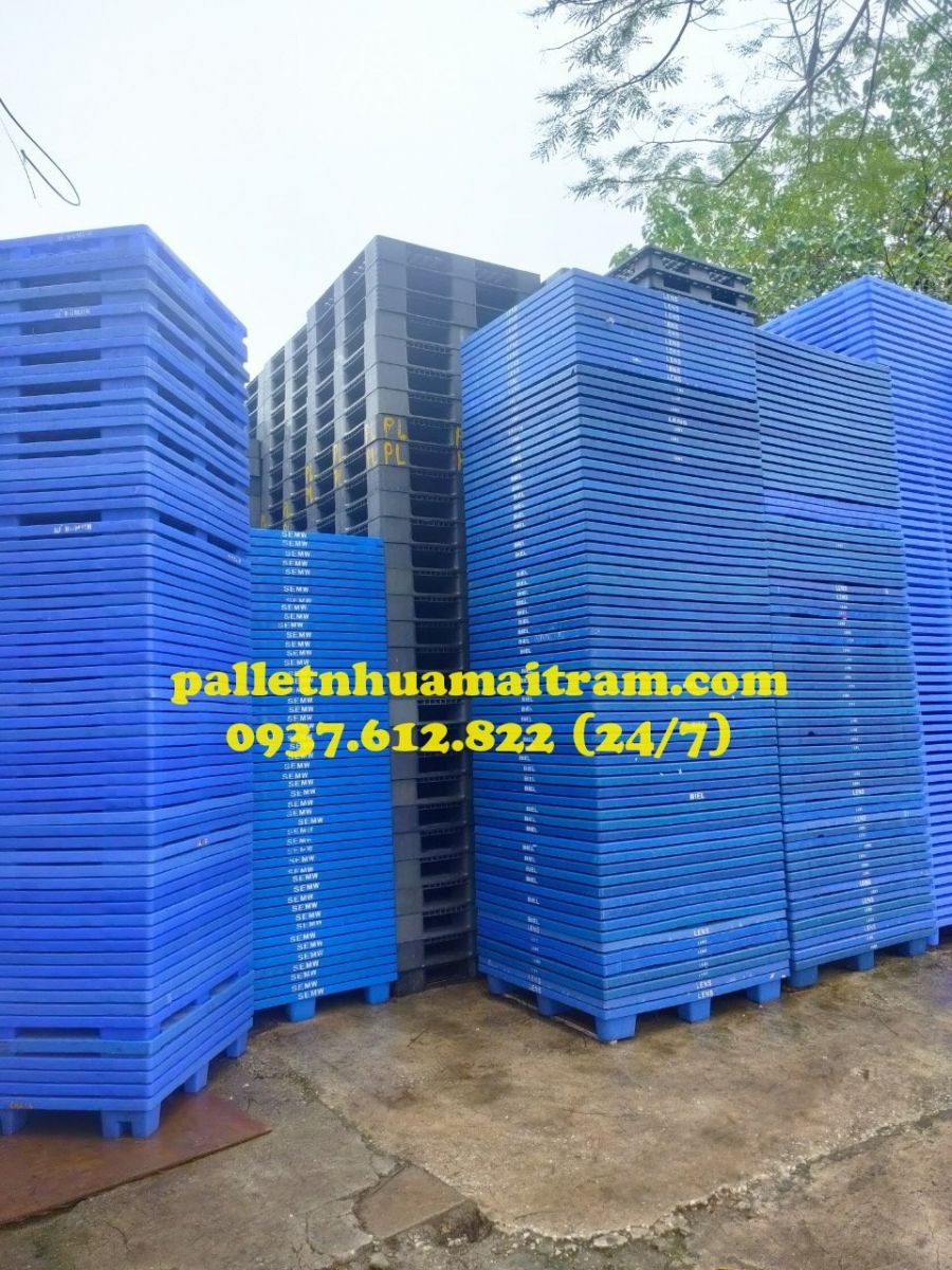 Pallet nhựa đã qua sử dụng chất lượng cao, liên hệ 0937612822 (24/7)