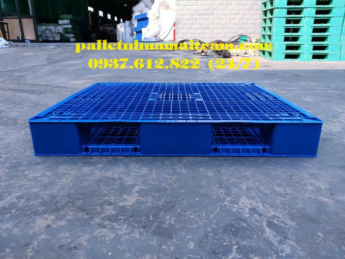 Pallet nhựa hai mặt mới kích thước 1200x1000x150mm