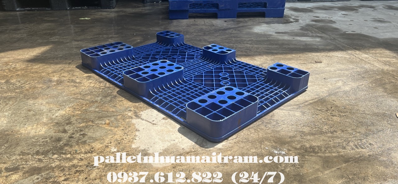 Pallet nhựa lót sàn cũ kích thước 600x1000x78mm