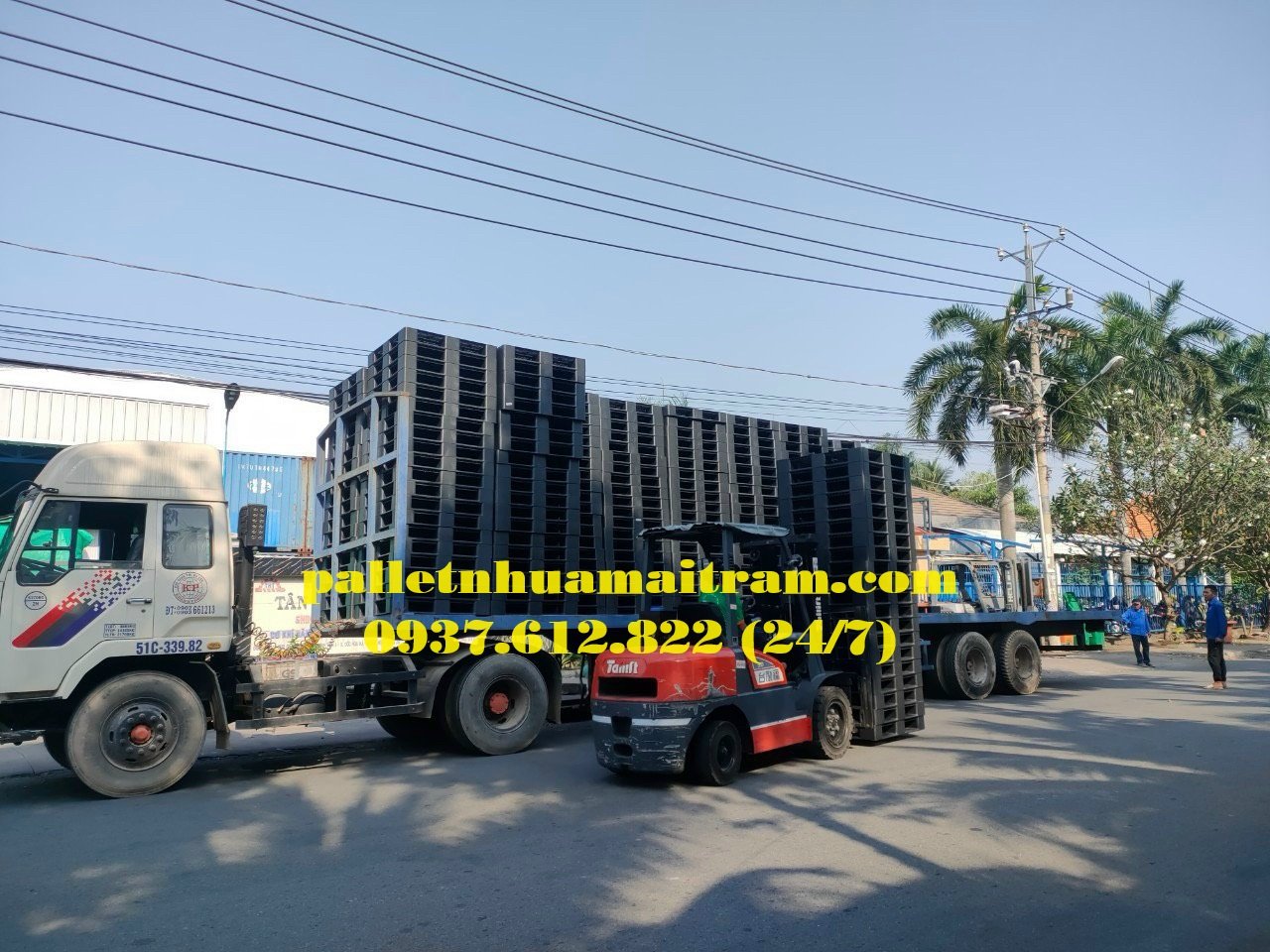 Bán pallet nhựa Sóc Trăng giá rẻ như tặng