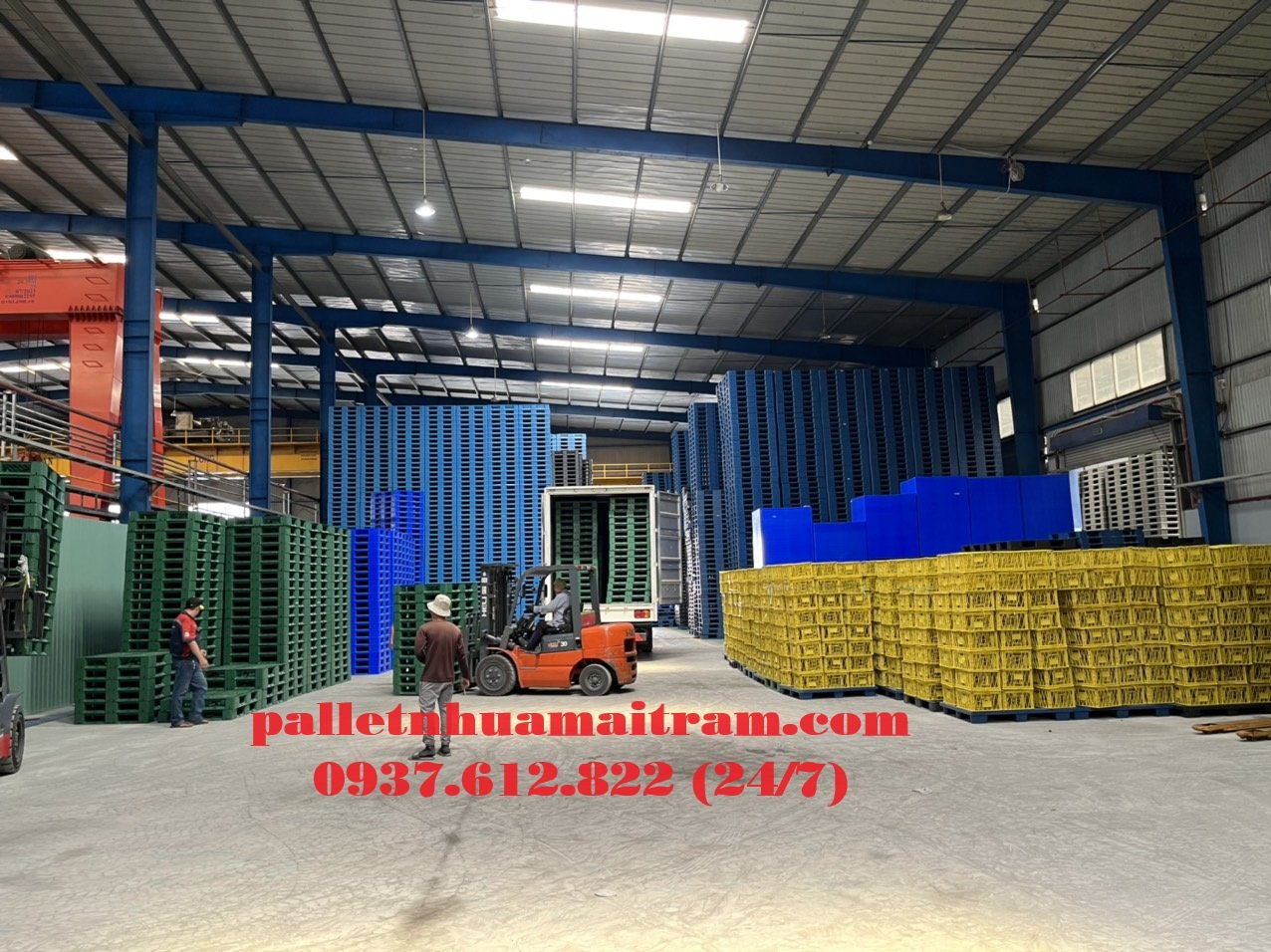 Bán pallet nhựa Sóc Trăng giá rẻ như tặng