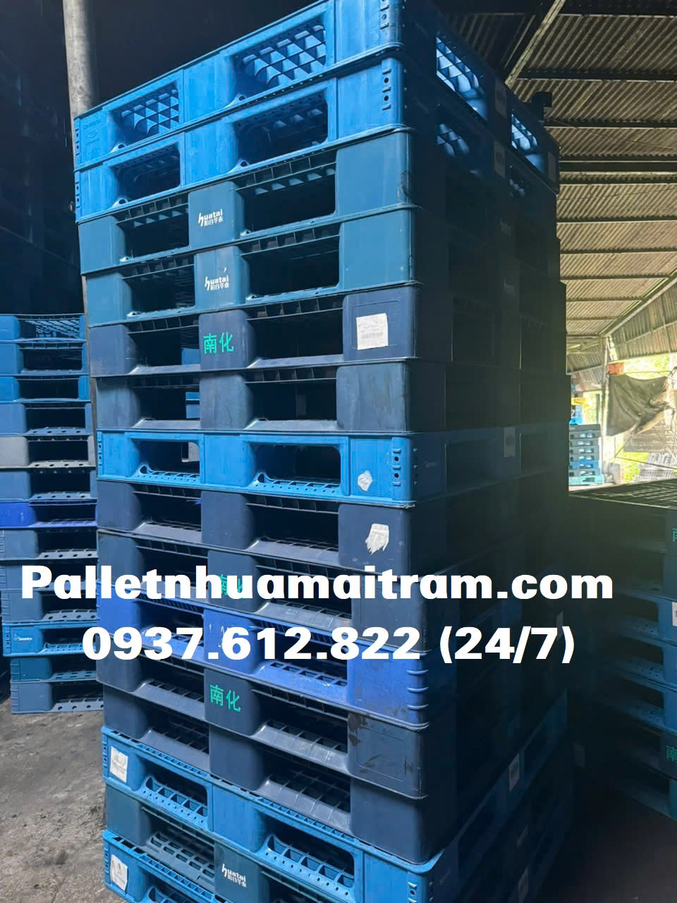 Thanh lý pallet nhựa cũ giá rẻ, liên hệ 0937612822 (24/7)